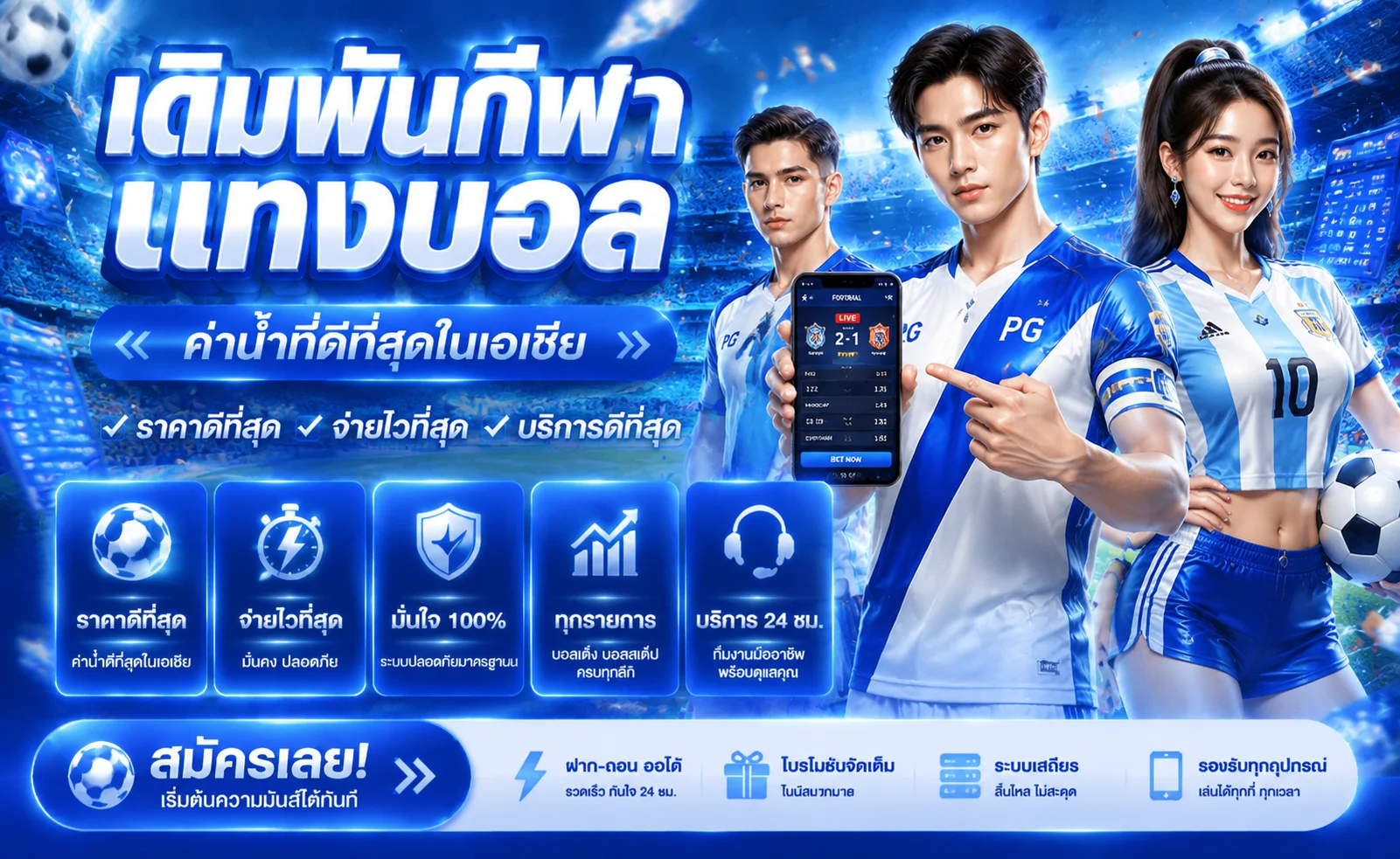 แทงบอลออนไลน์ 7ace ราคาน้ำดีครบทุกลีก